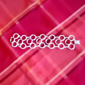 Sarah Coventry "Fancy Free" Silver Bracelet